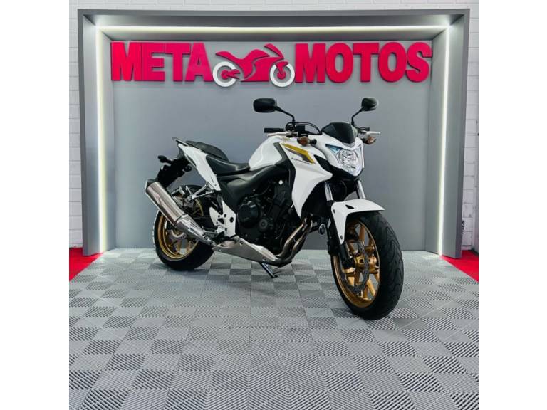 HONDA - CB 500F - 2013/2014 - Branca - R$ 25.900,00